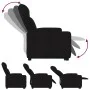 Reclining and elevating armchair in black fabric by , Armchairs - Ref: Foro24-3204484, Price: 299,48 €, Discount: %