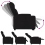 Sillón reclinable elevable tela negro de , Sillones - Ref: Foro24-3204484, Precio: 283,53 €, Descuento: %