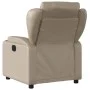 Sillón reclinable eléctrico de cuero sintético color capuchino de , Sillones - Ref: Foro24-3204536, Precio: 284,96 €, Descuen...