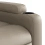 Sillón reclinable eléctrico de cuero sintético color capuchino de , Sillones - Ref: Foro24-3204536, Precio: 284,96 €, Descuen...