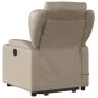 Sillón reclinable masaje pie cuero artificial color capuchino de , Sillones - Ref: Foro24-3204557, Precio: 336,55 €, Descuent...