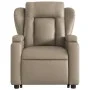 Sillón reclinable masaje pie cuero artificial color capuchino de , Sillones - Ref: Foro24-3204557, Precio: 336,55 €, Descuent...