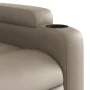 Sillón reclinable masaje pie cuero artificial color capuchino de , Sillones - Ref: Foro24-3204557, Precio: 336,55 €, Descuent...