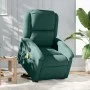 Sillón masaje reclinable elevable terciopelo verde oscuro de , Sillones - Ref: Foro24-3204335, Precio: 336,45 €, Descuento: %