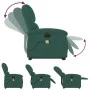 Sillón masaje reclinable elevable terciopelo verde oscuro de , Sillones - Ref: Foro24-3204335, Precio: 336,45 €, Descuento: %