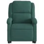 Sillón masaje reclinable elevable terciopelo verde oscuro de , Sillones - Ref: Foro24-3204335, Precio: 336,45 €, Descuento: %