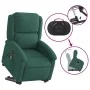 Sillón masaje reclinable elevable terciopelo verde oscuro de , Sillones - Ref: Foro24-3204335, Precio: 336,45 €, Descuento: %