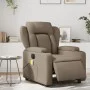 Sillón reclinable de masaje eléctrico cuero sintético capuchino de , Sillones - Ref: Foro24-3204543, Precio: 300,25 €, Descue...