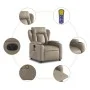 Sillón reclinable de masaje eléctrico cuero sintético capuchino de , Sillones - Ref: Foro24-3204543, Precio: 300,25 €, Descue...