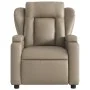 Sillón reclinable de masaje eléctrico cuero sintético capuchino de , Sillones - Ref: Foro24-3204543, Precio: 300,25 €, Descue...