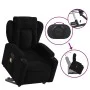 Sillón de masaje eléctrico reclinable elevable tela negro de , Sillones - Ref: Foro24-3204520, Precio: 368,58 €, Descuento: %