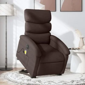 Elektrischer Massagesessel verstellbarer dunkelbrauner Stoff von , Sessel - Ref: Foro24-3204019, Preis: 371,25 €, Rabatt: %