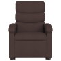 Sillón masaje eléctrico reclinable elevable tela marrón oscuro de , Sillones - Ref: Foro24-3204019, Precio: 340,68 €, Descuen...