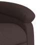 Sillón masaje eléctrico reclinable elevable tela marrón oscuro de , Sillones - Ref: Foro24-3204019, Precio: 340,68 €, Descuen...