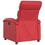 Sillón reclinable eléctrico de cuero sintético rojo de , Sillones - Ref: Foro24-3204031, Precio: 248,10 €, Descuento: %