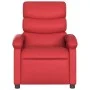 Sillón reclinable eléctrico de cuero sintético rojo de , Sillones - Ref: Foro24-3204031, Precio: 248,10 €, Descuento: %