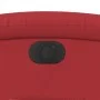 Sillón reclinable eléctrico de cuero sintético rojo de , Sillones - Ref: Foro24-3204031, Precio: 248,10 €, Descuento: %