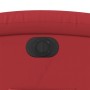 Sillón reclinable eléctrico de cuero sintético rojo de , Sillones - Ref: Foro24-3204031, Precio: 240,46 €, Descuento: %