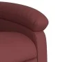 Sillón reclinable elevable cuero artificial rojo tinto de , Sillones - Ref: Foro24-3204044, Precio: 281,65 €, Descuento: %