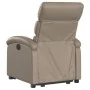Cappuccinofarbener, hochklappbarer Sessel aus Kunstleder von , Sessel - Ref: Foro24-3204046, Preis: 279,59 €, Rabatt: %