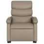 Sillón reclinable elevable cuero artificial color capuchino de , Sillones - Ref: Foro24-3204046, Precio: 279,59 €, Descuento: %