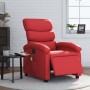 Sillón de masaje reclinable eléctrico de cuero artificial rojo de , Sillones - Ref: Foro24-3204038, Precio: 273,44 €, Descuen...