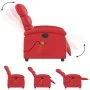 Elektrischer Liegemassagesessel aus rotem Kunstleder von , Sessel - Ref: Foro24-3204038, Preis: 277,44 €, Rabatt: %