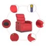 Elektrischer Liegemassagesessel aus rotem Kunstleder von , Sessel - Ref: Foro24-3204038, Preis: 277,44 €, Rabatt: %