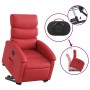 Sillón elevable eléctrico cuero artificial rojo de , Sillones - Ref: Foro24-3204059, Precio: 311,44 €, Descuento: %