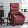 Sillón de masaje elevable eléctrico cuero artificial rojo tinto de , Sillones - Ref: Foro24-3204065, Precio: 308,71 €, Descue...