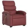 Sillón de masaje elevable eléctrico cuero artificial rojo tinto de , Sillones - Ref: Foro24-3204065, Precio: 330,38 €, Descue...