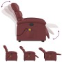 Sillón de masaje elevable eléctrico cuero artificial rojo tinto de , Sillones - Ref: Foro24-3204065, Precio: 308,71 €, Descue...