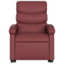 Sillón de masaje elevable eléctrico cuero artificial rojo tinto de , Sillones - Ref: Foro24-3204065, Precio: 308,71 €, Descue...
