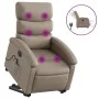 Sillón reclinable de masaje eléctrico cuero sintético capuchino de , Sillones - Ref: Foro24-3204067, Precio: 384,20 €, Descue...