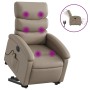 Sillón reclinable de masaje eléctrico cuero sintético capuchino de , Sillones - Ref: Foro24-3204067, Precio: 357,66 €, Descue...