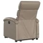 Sillón reclinable de masaje eléctrico cuero sintético capuchino de , Sillones - Ref: Foro24-3204067, Precio: 384,20 €, Descue...