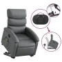 Sillón reclinable de masaje de pie cuero artificial gris de , Sillones - Ref: Foro24-3204050, Precio: 286,67 €, Descuento: %