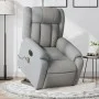 Light gray fabric electric reclining and lifting massage chair by , Armchairs - Ref: Foro24-3205352, Price: 355,79 €, Discoun...