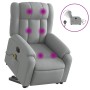 Sillón de masaje eléctrico reclinable elevable tela gris claro de , Sillones - Ref: Foro24-3205352, Precio: 331,39 €, Descuen...