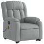 Sillón de masaje eléctrico reclinable elevable tela gris claro de , Sillones - Ref: Foro24-3205352, Precio: 331,39 €, Descuen...