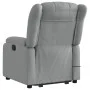 Light gray fabric electric reclining and lifting massage chair by , Armchairs - Ref: Foro24-3205352, Price: 355,79 €, Discoun...