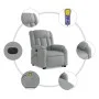 Light gray fabric electric reclining and lifting massage chair by , Armchairs - Ref: Foro24-3205352, Price: 355,79 €, Discoun...