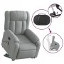 Light gray fabric electric reclining and lifting massage chair by , Armchairs - Ref: Foro24-3205352, Price: 355,79 €, Discoun...