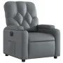 Sillón reclinable eléctrico de cuero sintético gris de , Sillones - Ref: Foro24-3204761, Precio: 251,69 €, Descuento: %