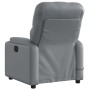 Sillón de masaje reclinable eléctrico cuero sintético gris de , Sillones - Ref: Foro24-3204768, Precio: 275,37 €, Descuento: %