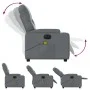 Sillón de masaje reclinable eléctrico cuero sintético gris de , Sillones - Ref: Foro24-3204768, Precio: 267,19 €, Descuento: %