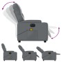 Sillón de masaje reclinable eléctrico cuero sintético gris de , Sillones - Ref: Foro24-3204768, Precio: 275,37 €, Descuento: %