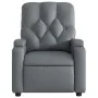 Sillón de masaje reclinable eléctrico cuero sintético gris de , Sillones - Ref: Foro24-3204768, Precio: 267,19 €, Descuento: %