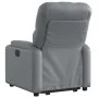 Sillón reclinable elevable cuero artificial gris de , Sillones - Ref: Foro24-3204775, Precio: 284,54 €, Descuento: %