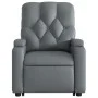 Sillón reclinable elevable cuero artificial gris de , Sillones - Ref: Foro24-3204775, Precio: 284,54 €, Descuento: %